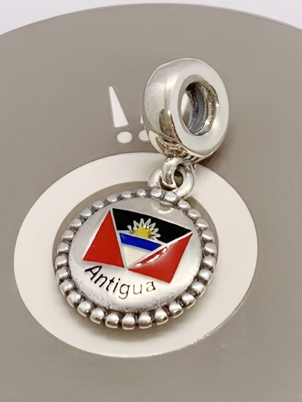 Pandora Antigua Flag Exclusive Charm